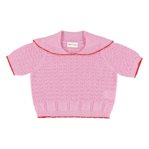 Morley - Camiseta Pointelle Xango | Rosa caramelo