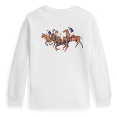 Ralph Lauren - Camiseta de manga larga con logo | Blanca