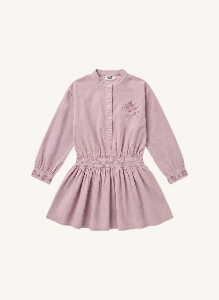 Hundred Pieces - Enoha Stars Vestido | Rosa empolvado