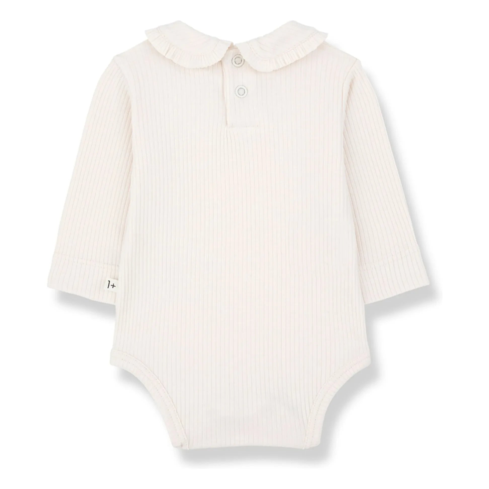 1+ en la familia - Body gofrado, cuello Claudine Nina | Crudo