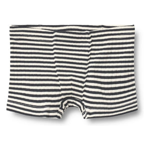 Trigo - Bóxer de algodón orgánico con rayas de pana Louis Fit de 2 unidades | Negro