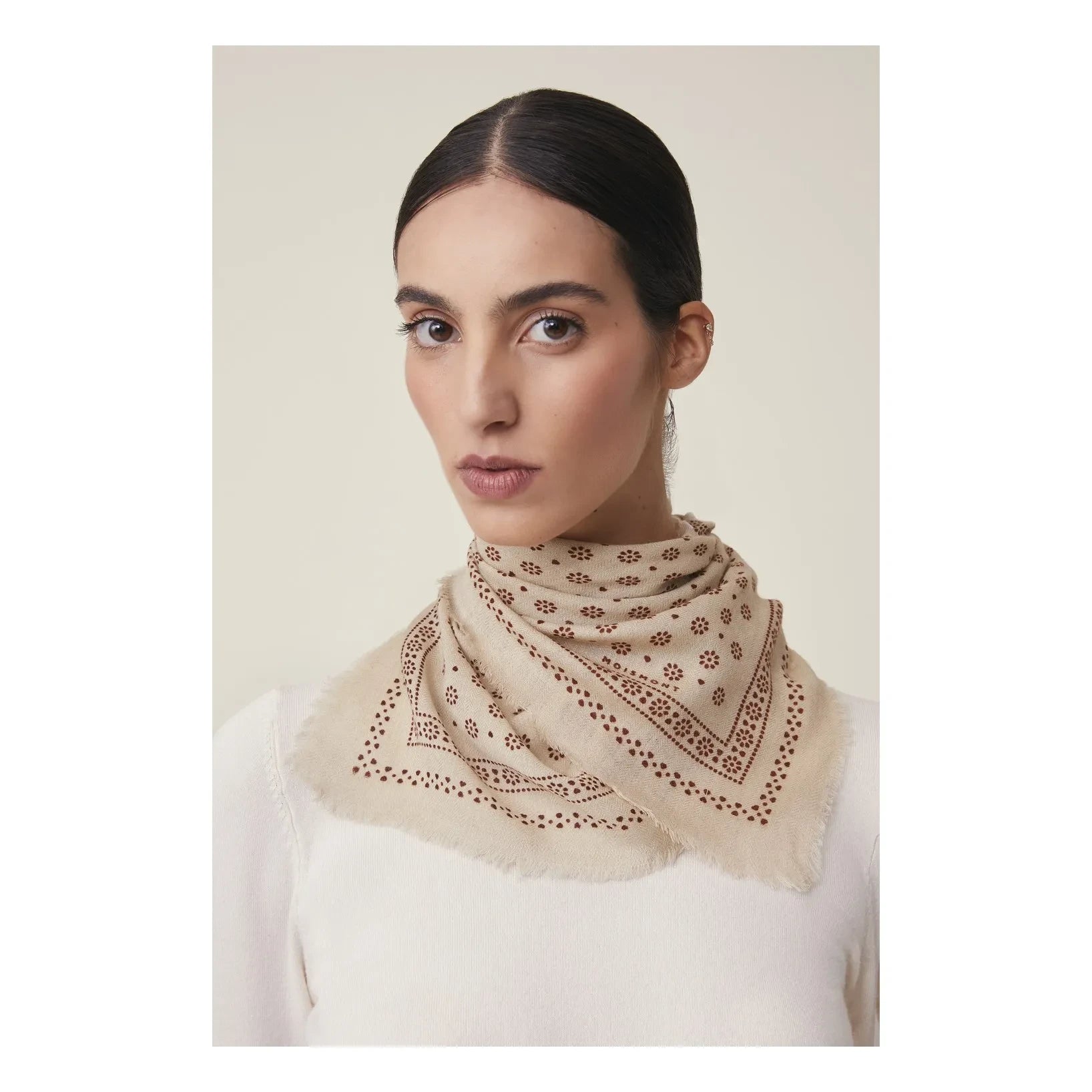 Moismont - Bufanda Olaf n.º 676, Lana | Crudo