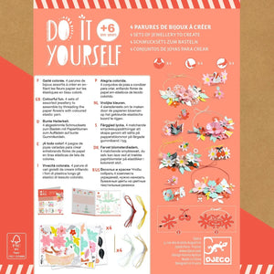 Djeco - Kit DIY - Sets de Joyería de Colores "Gaité"