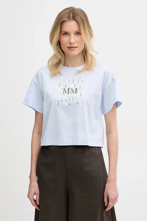 Camiseta de mujer de algodón MM by Max Mara FUNALE