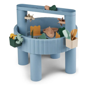 Liewood - Mesa de actividades Sepp | Azul playa/mezcla multicolor