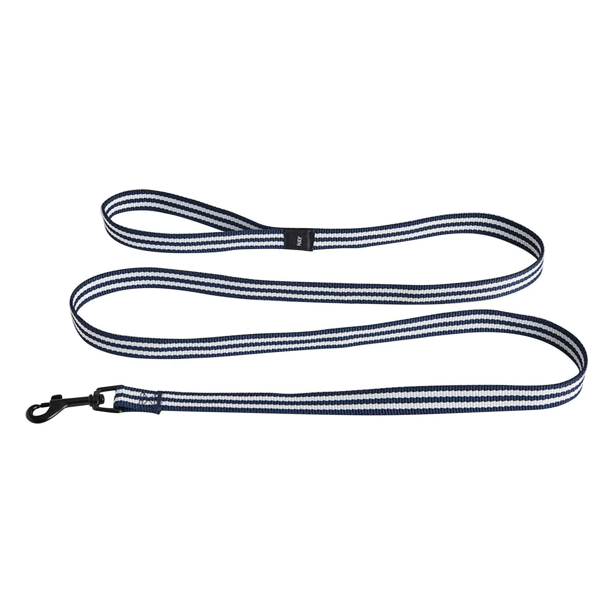 Hola - Collar de perro a rayas | Azul
