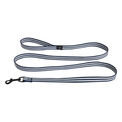 Hola - Collar de perro a rayas | Azul