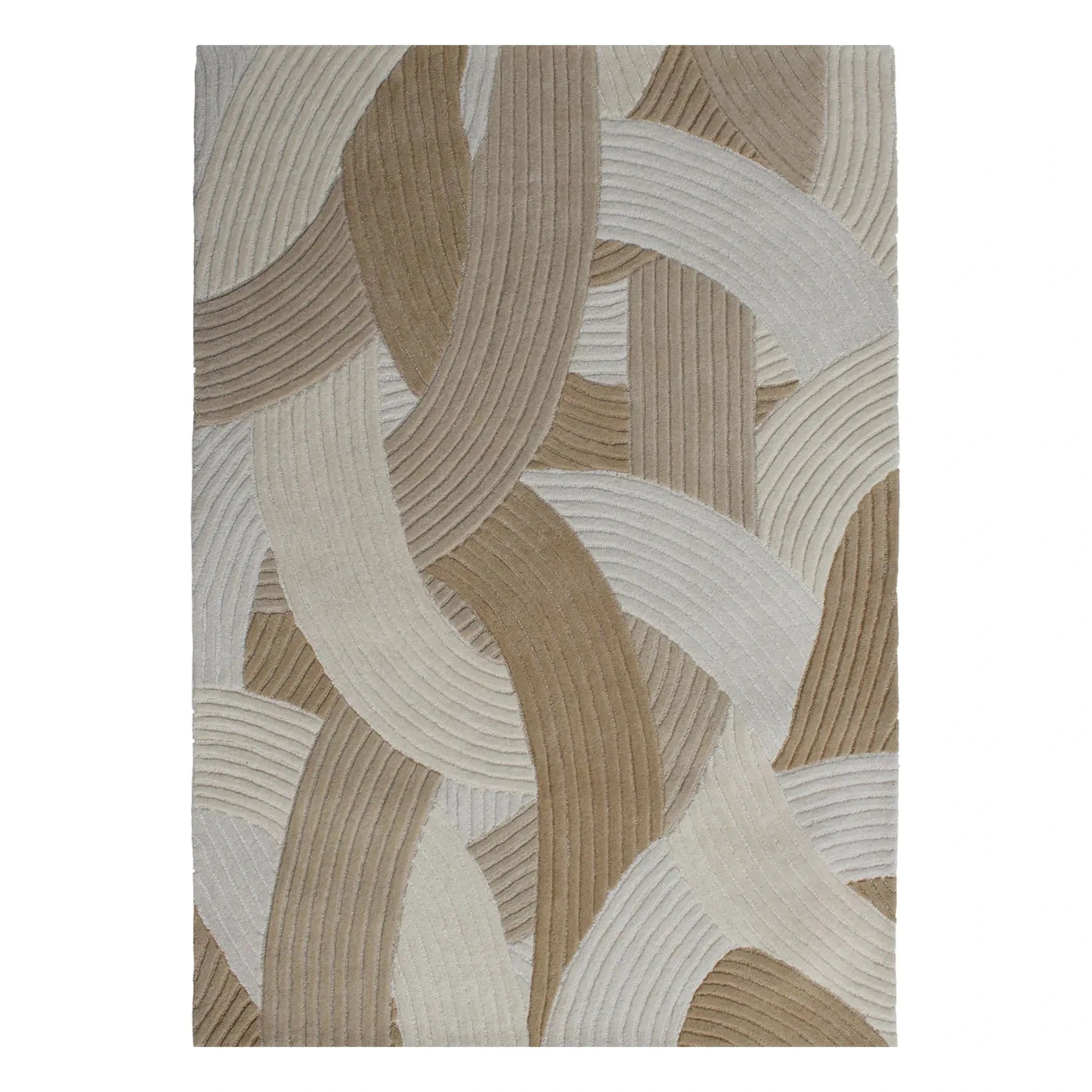 Alfombra de lana Edito - Canopée | Beige