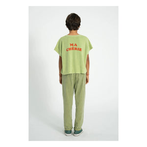 Piupiuchick - Camiseta Esponja de Algodón Orgánico Ma Chérie | Verde Oliva