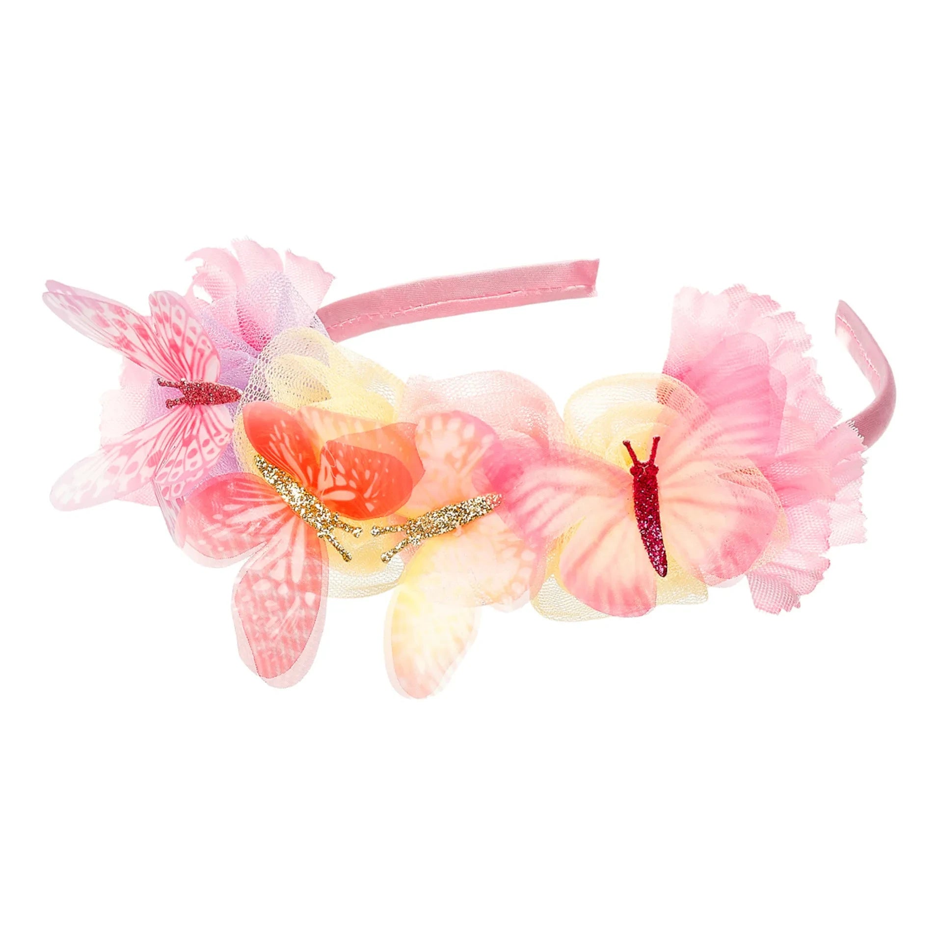 Diadema de flores y mariposas Souza - Lilyanne