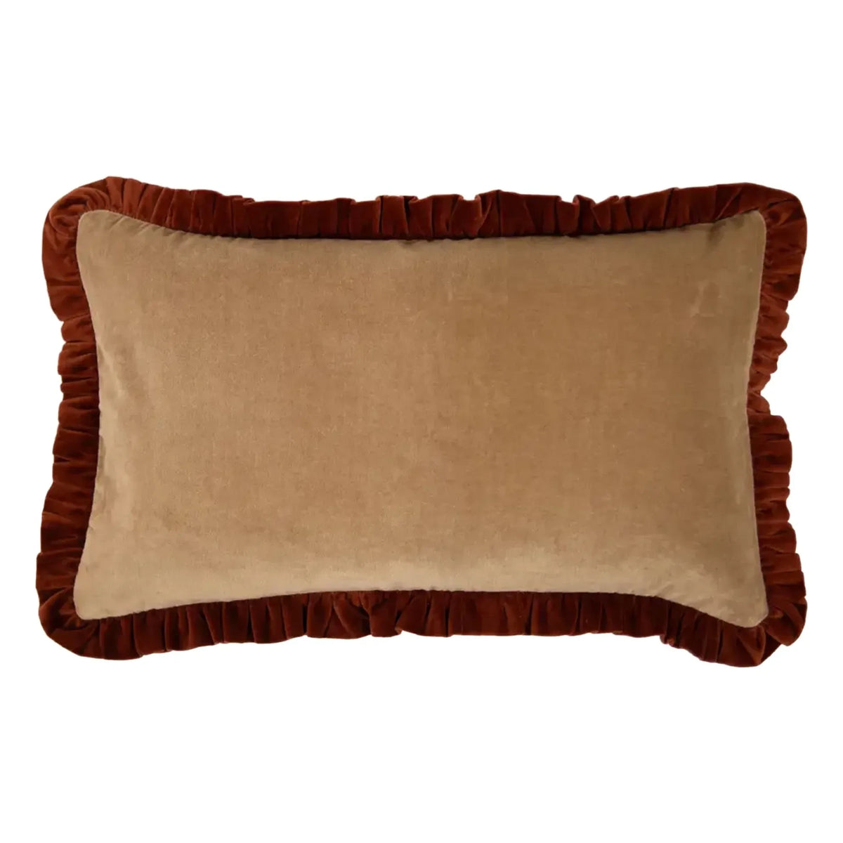 Olsson & Jensen - Funda de cojín de terciopelo Doris | Beige