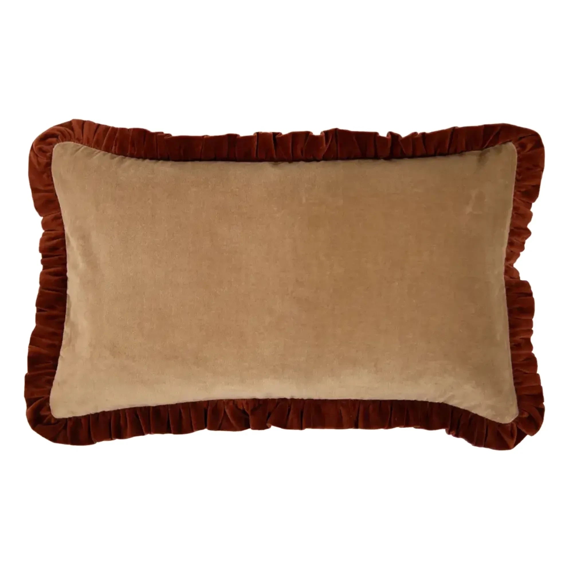 Olsson & Jensen - Funda de cojín de terciopelo Doris | Beige