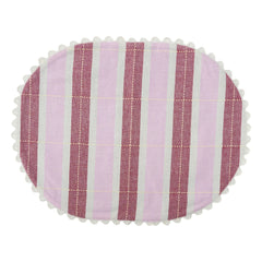 Tarta Gelatina - Manteles individuales de algodón orgánico - Set de 2 | Rosa
