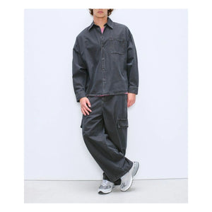 American Vintage - Pantalones de algodón Tysco | Gris Oscuro