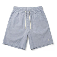 Smallable Kid - Pantalón corto Tom a rayas | Azul royal