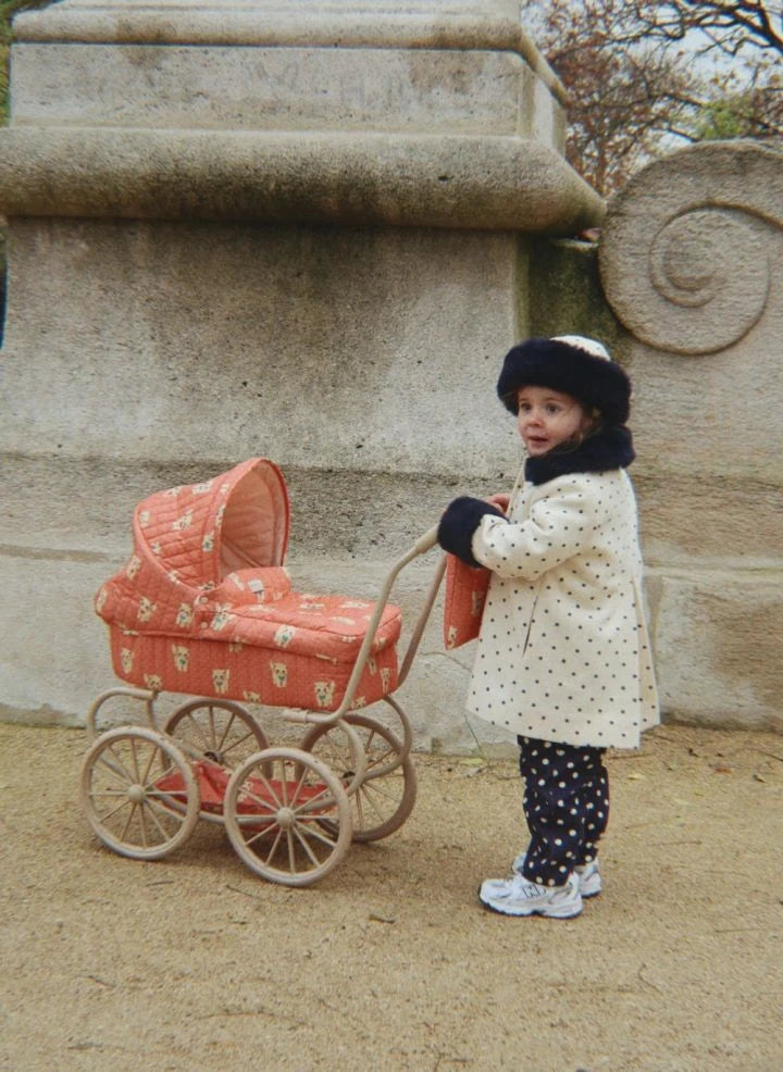 Konges Sløjd - Minnie Ciao Miao Carrito de muñecas | Rosa