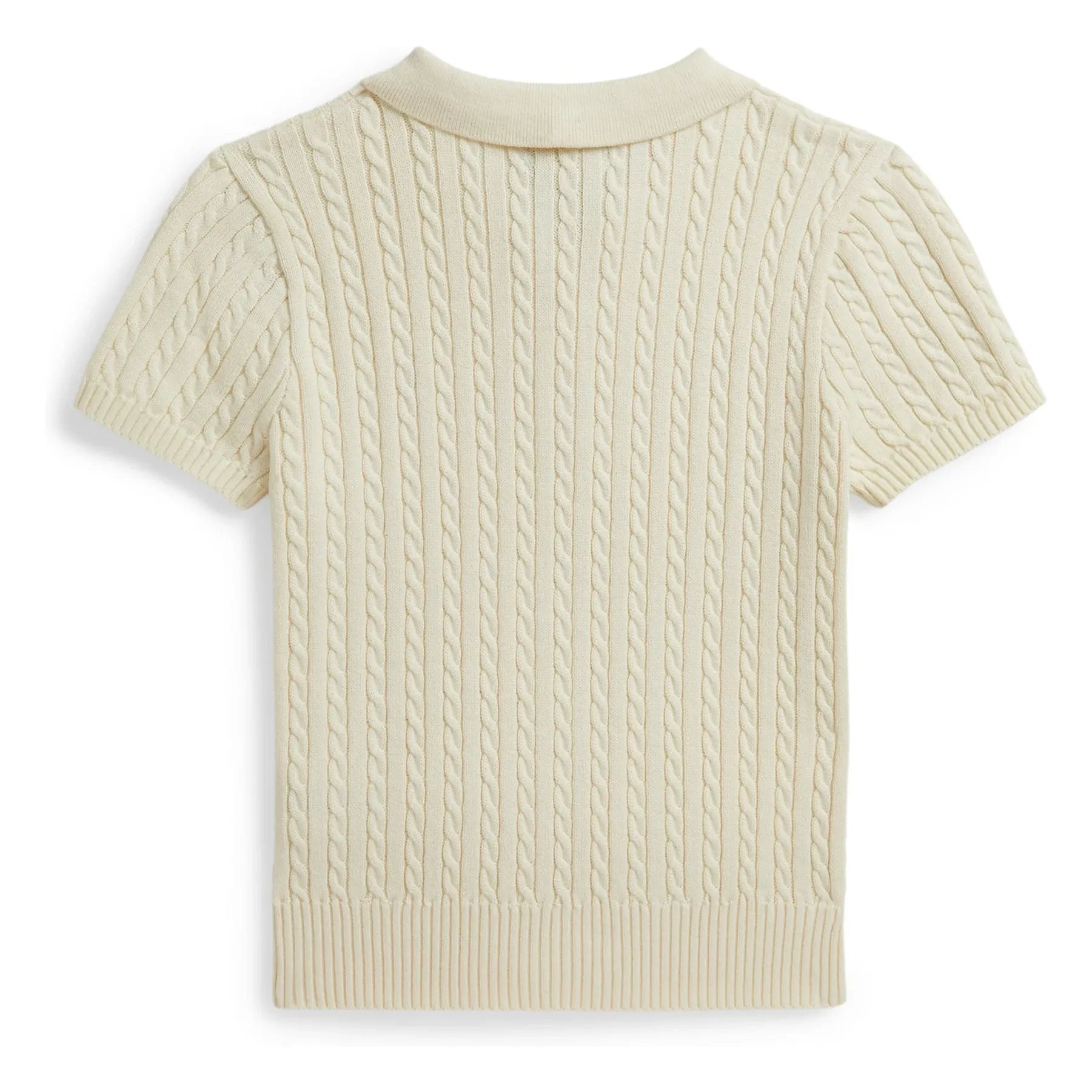 Ralph Lauren - Polo de punto fino | Crema