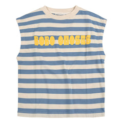 Bobo Choses - Bobo Choses Camiseta de tirantes a rayas | Azul