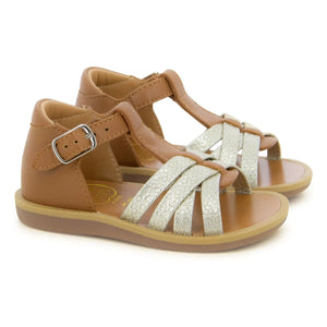 Pom d'Api - Sandalias Neptune destalonadas Poppy | Camel