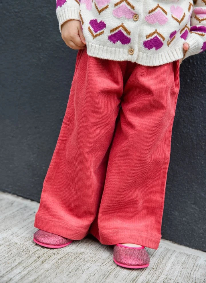 Bonton - Pantalón Pampa de terciopelo | Framboise