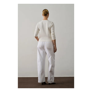 Camiseta de algodón orgánico Flavie de Soeur | Blanco