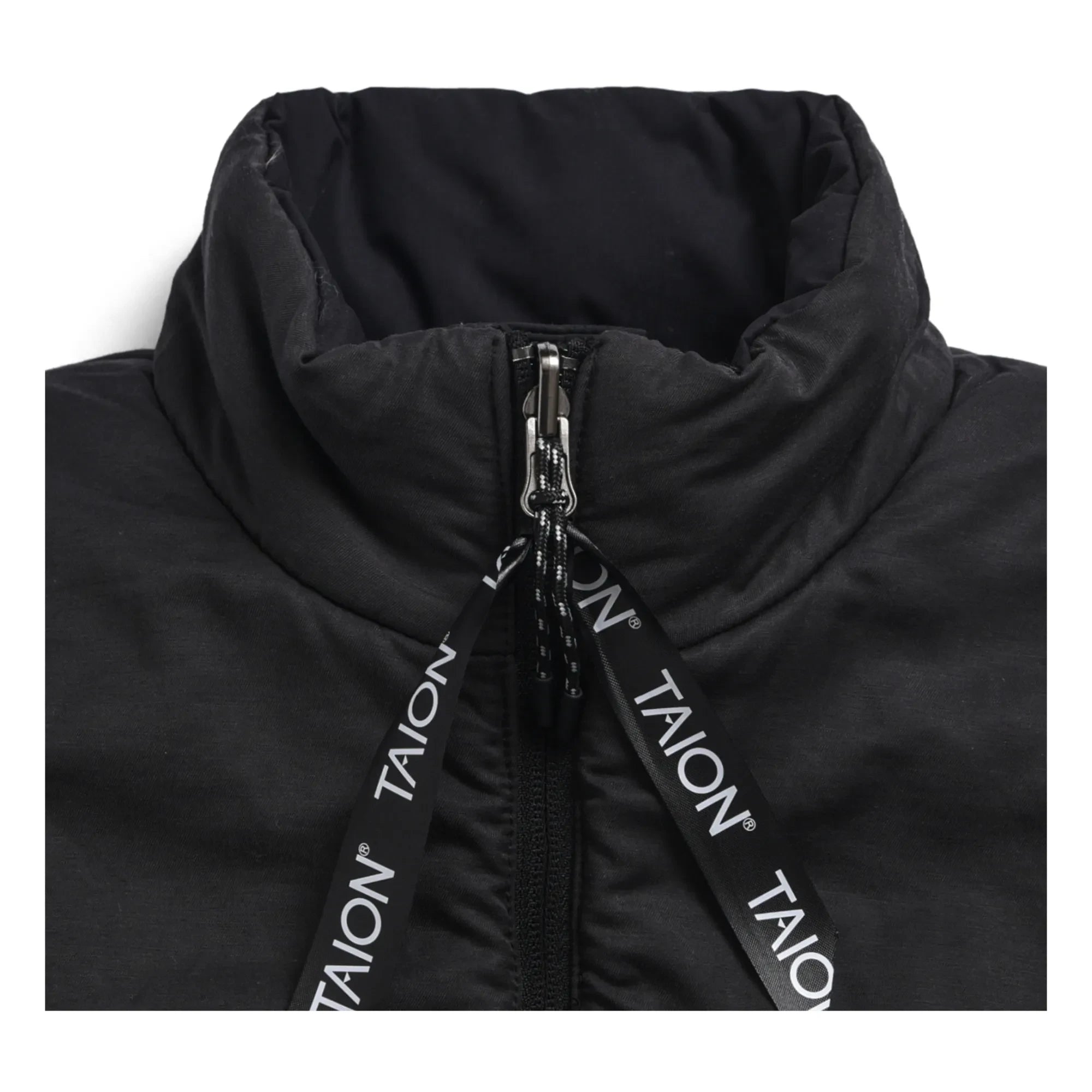 Taion - Chaleco sin mangas unisex de doble cara Mountain | Negro