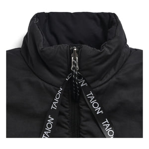 Taion - Chaleco sin mangas unisex de doble cara Mountain | Negro