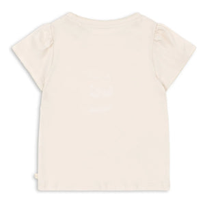 Konges Sløjd - Camiseta de algodón orgánico Famo Cat | Beige