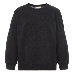 Sessùn - Sudadera de algodón con topos Chebbi | Negro
