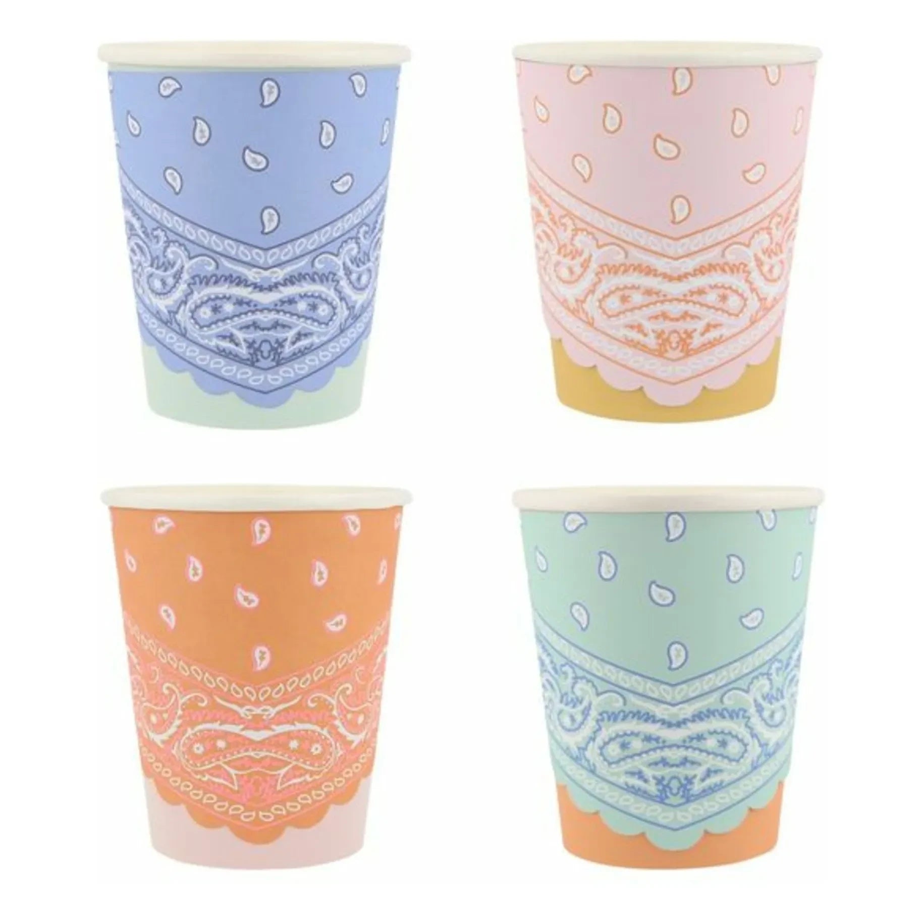 Meri Meri - Vasos del oeste - Set de 8