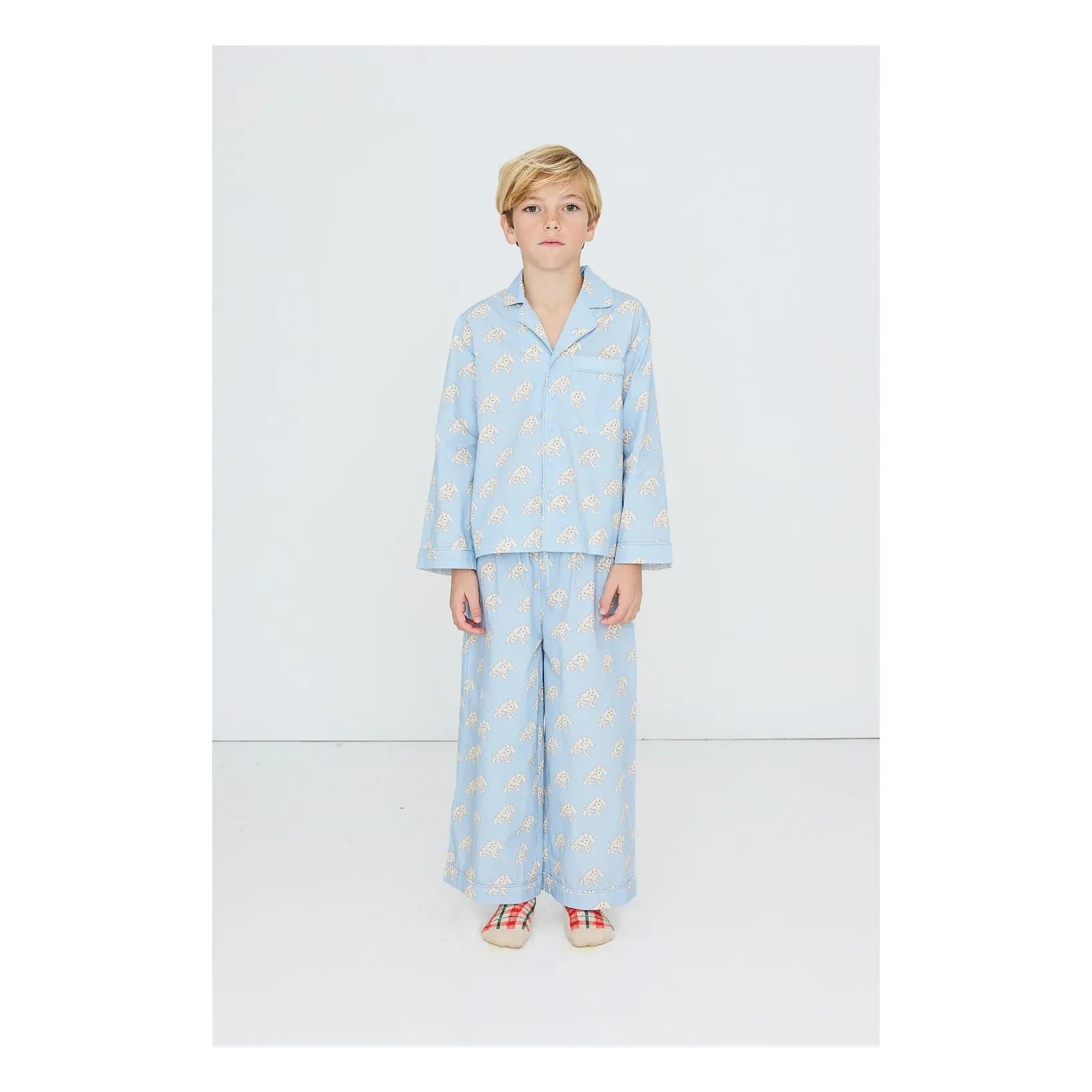 Tinycottons - Pijama azul claro para perros