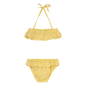 Bonton - Traje de Baño de 2 Piezas New Wave Fleuri | Amarillo