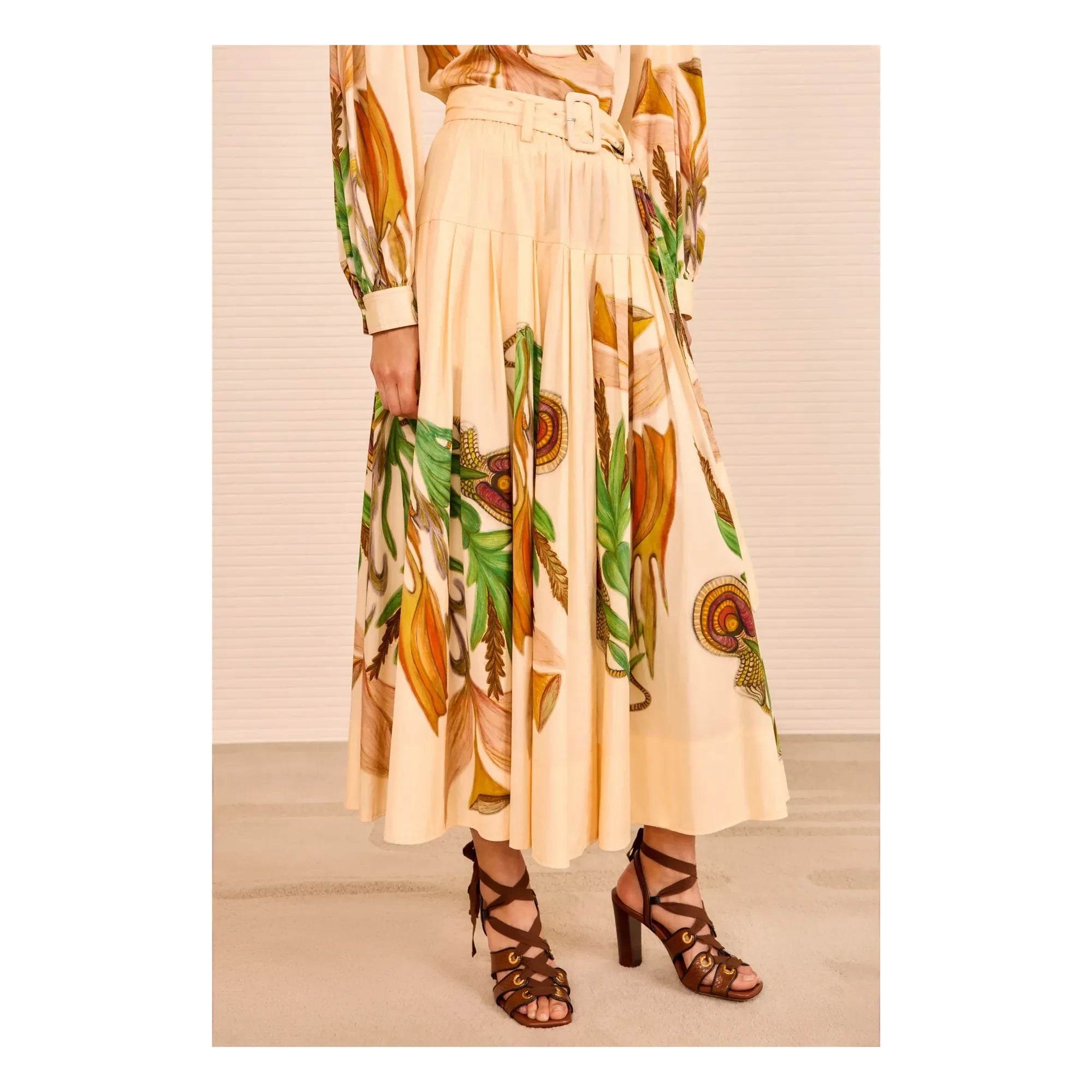 Ulla Johnson - Falda Filagree | Crema