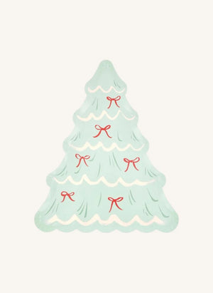 Meri Meri - Platos de Árbol de Navidad - Set de 8