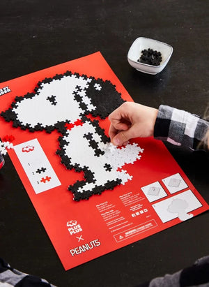 Plus-Plus - Snoopy Tüp - 275 Parça - Plus-Plus x Peanuts | Beyaz