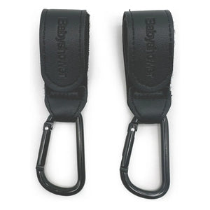 Babyshower - Ganchos para cochecito - Set de 2 | Negro