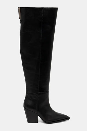 Botín de piel AllSaints Reina Zip