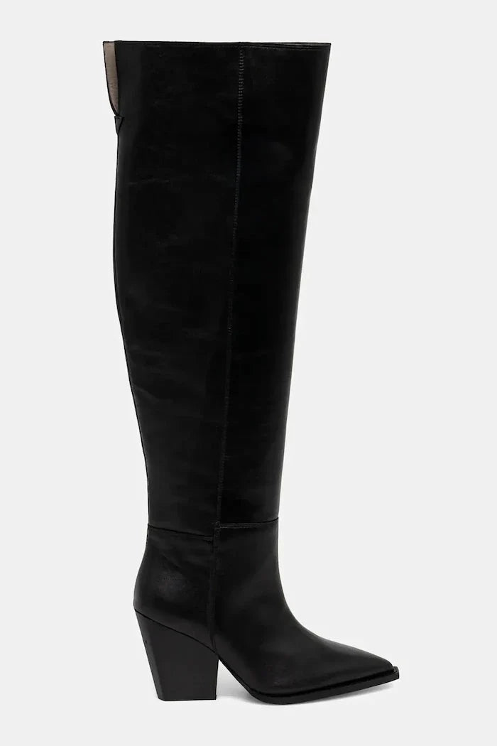 Botín de piel AllSaints Reina Zip