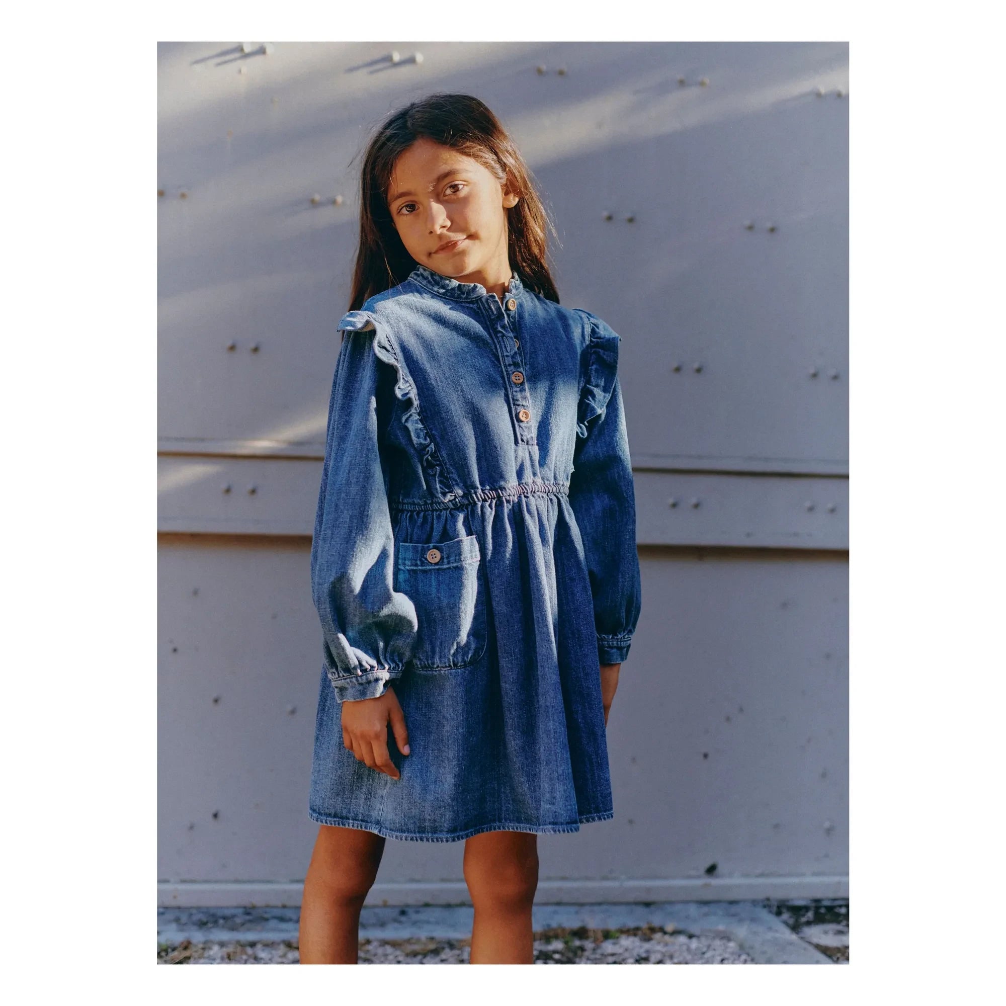 Marlot Paris - Vestido vaquero Emilie | Azul