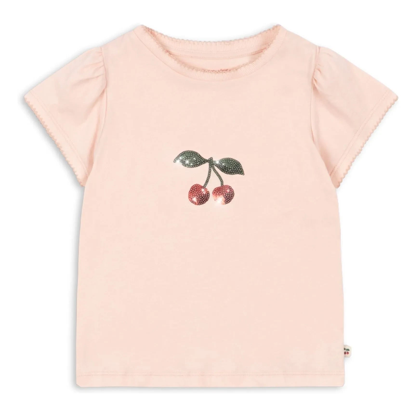 Konges Sløjd - Camiseta de algodón orgánico Famo Cherry | Rosa
