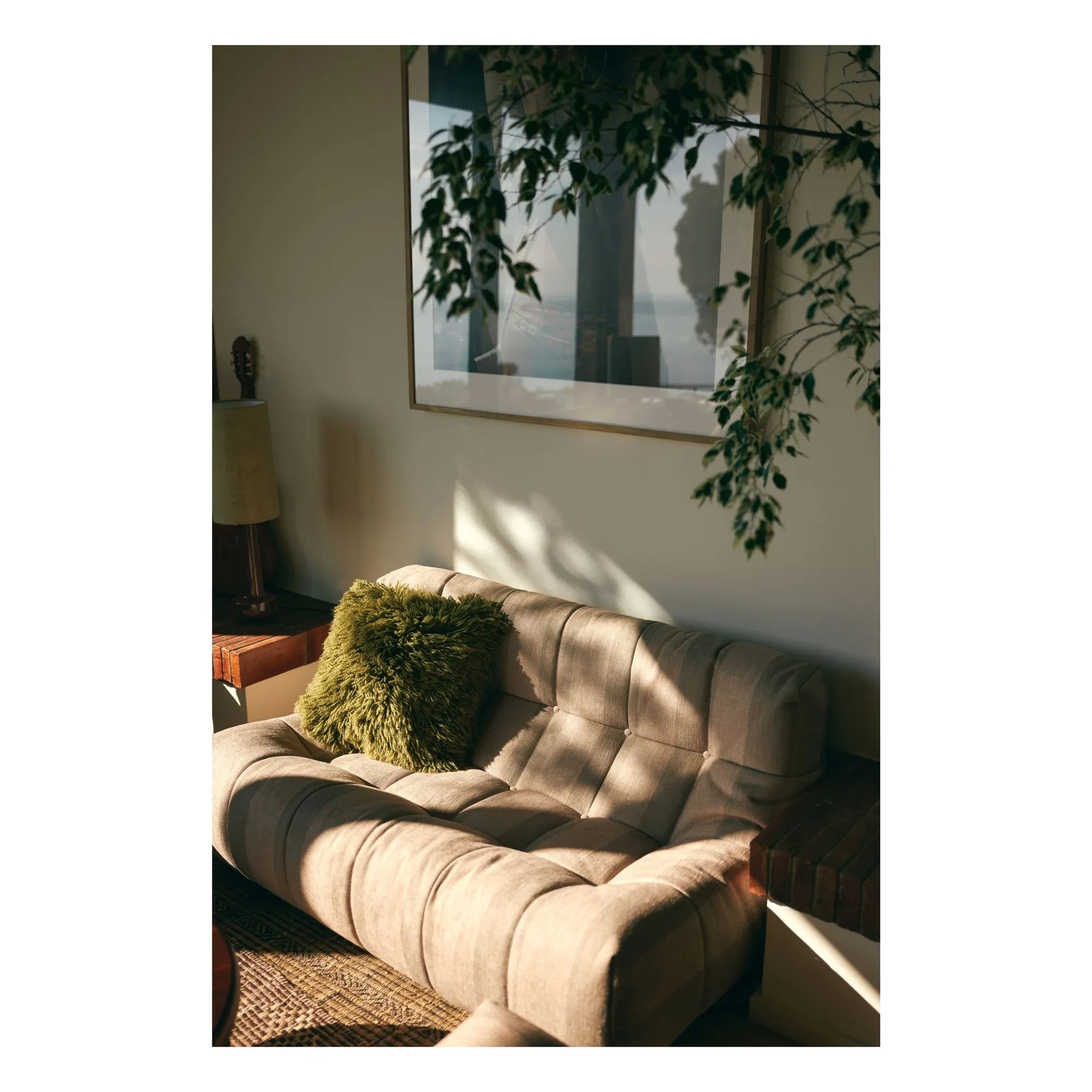 HKliving - Sofá lounge Lazy | Crema