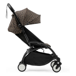 Stokke® - Cochecito YOYO³ 6+ Chasis negro | Leopardo