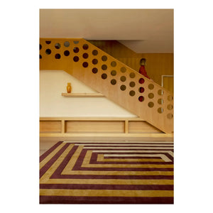 Layered - Alfombra de lana Labyrith,Tekla Evelina Severin | Arena