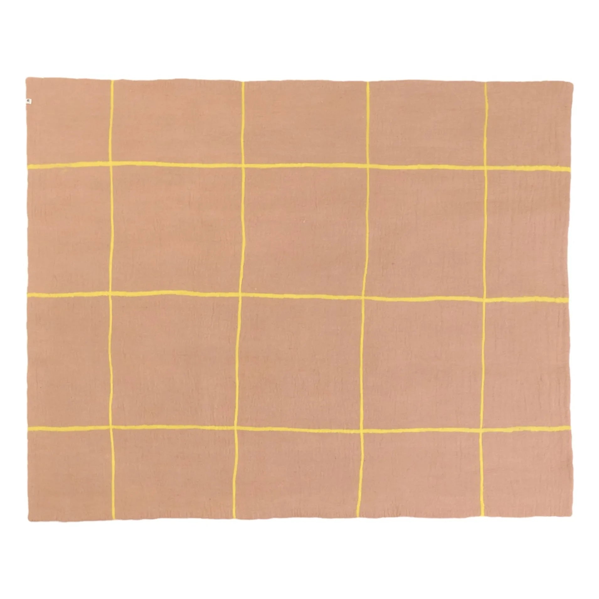 Muskhane - Alfombra de fieltro Caro | Beige