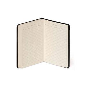Legami - Cuaderno Rayado con Funda Suave Monocromática - Black Suit - My Defter