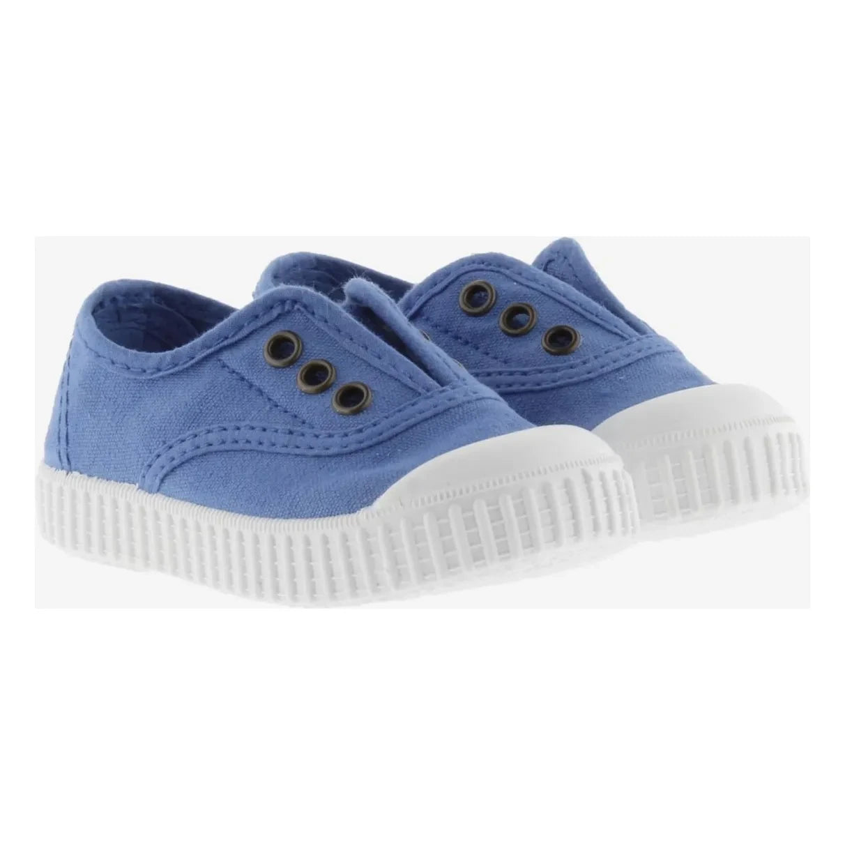 Victoria - Zapatillas elásticas Inglesa de lona | Azul real