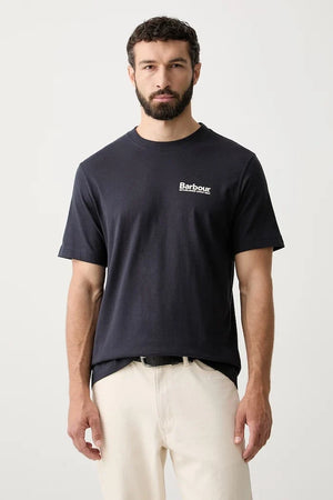 Camiseta de algodón para hombre Barbour MOONWELL