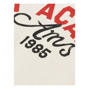 Scotch & Soda - Sudadera tipo polo de algodón orgánico Artwork | Marfil