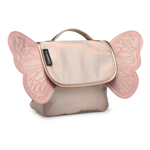 Caramel & Cie - Mochila brillante mariposa | Rosa