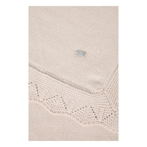 Tartine et Chocolat - Manta de Lana Merina | Beige